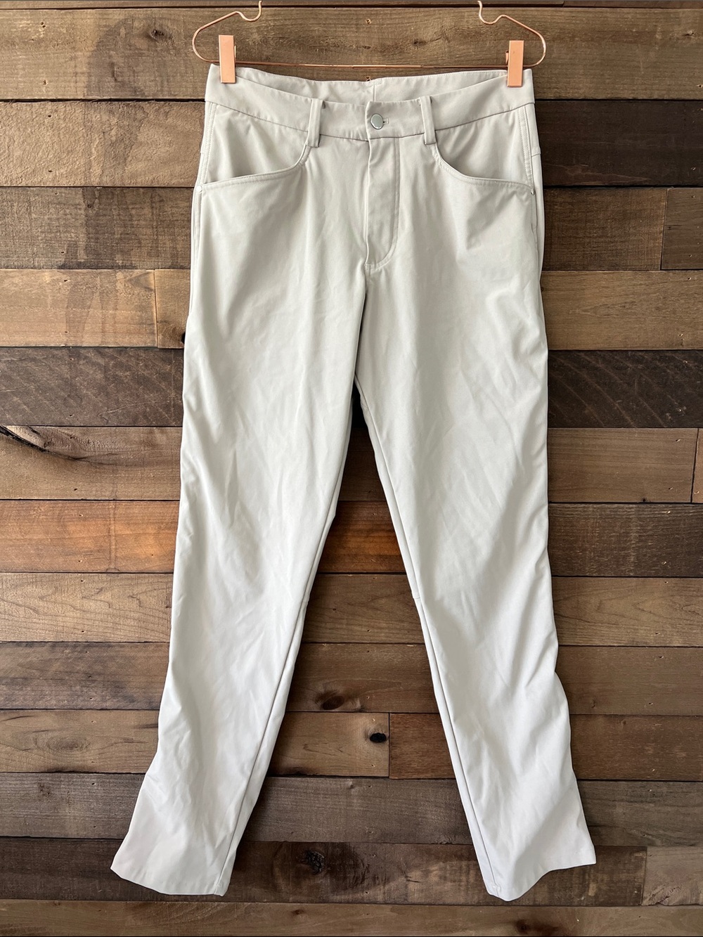 Lululemon Men's Athletic Ventilated Pants in Khaki Tan Size 30x33
